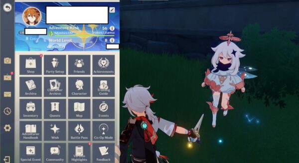 genshin account