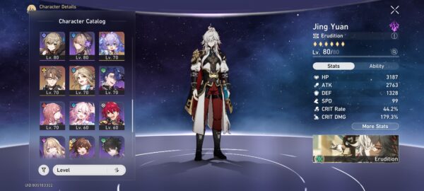 honkai accounts
